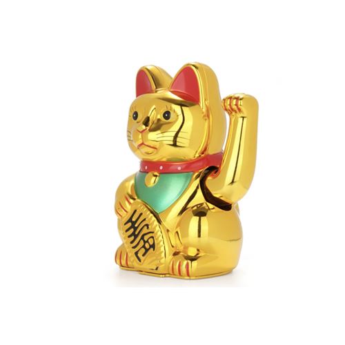 Maneki neko - integető szerencsehozó macska szobor